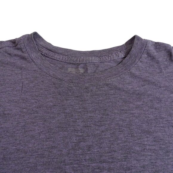 OP Mens Heather Purple Crewneck T-Shirt Size M 38 40 Short Sleeve Casual Classic - Picture 2 of 8